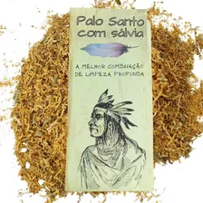 Defumação Incenso Natural Erva Sálvia Branca E Palo Santo 