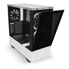 Gabinete Blanco Nzxt H510i Elite Con Led Rgb De Vidrio Templado