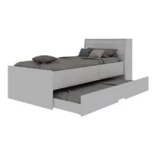 Cama Marinera Bibox Alo 1 Plaza Con Baúl + 2 Cajones