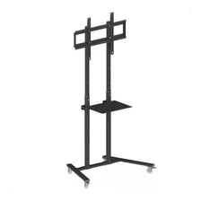 Suporte Pedestal Para Tv 37 A 76 Polegadas Com Rodízios 