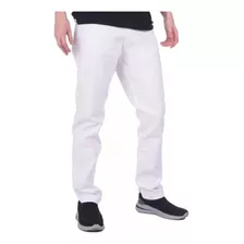 Pantalón Blanco Clásico Hombre - Tallas 38 A 50