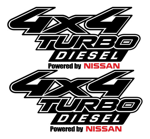 Stickers 4x4 Turbo Diesel Nissan Foto 2