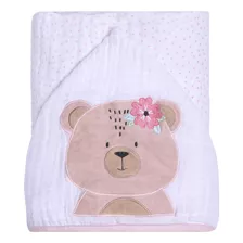 Toalha De Banho Soft Com Capuz Ursa Ema - Papi Textil