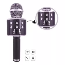 Microfone Bluetooth Sem Fio Youtube Karaoke Infantil Criança