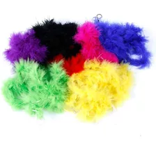 Boa Marabú 1.8 Mts Plumas 10 Pz Colores Varios