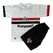 Kit Conjunto Infantil E Juvenil São Paulo 02 Ao 14