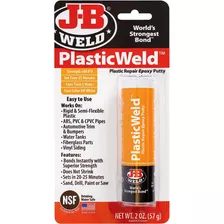 Jb Weld 8237 Plasticweld Masilla Epoxi Reparación De P...