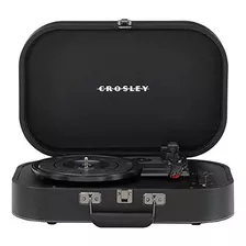 Toca Discos Crosley Cr8009b-bk De 3 Velocidades -negro Color Negro