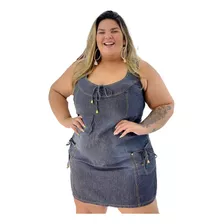 Vestido Em Jeans Plus 