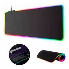 Mousepad Rgb Led Antideslizante Gaming 90x40cm Xxl Grande