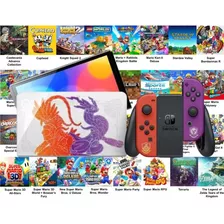Nintendo Switch Oled 64gb Pokémon Scarlet & Violet Edition Novo + Sd 256g