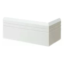 Rodapié De Pvc 240x12 Cm Blanco Burgués Antihumedad