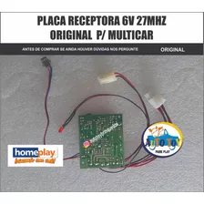 Multicar 640 Homeplay - Só A Placa Receptora 27mhz Original