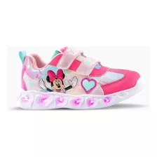 Zapatillas Nena Footy De Minnie Disney Con Luz Led Al Pisar