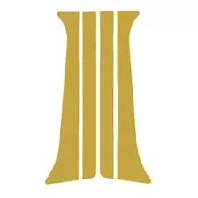 Coluna Porta Para Renault Master - Dourada - Conjunto