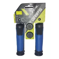 Puños Vital Mtb Grips 22.2x125mm Antiderrapantes Color Azul