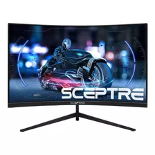 Monitor Curvo Sceptre 24, Para Juegos, Led, 165 Hz, R1200, H