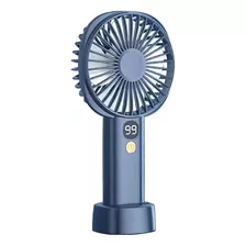 Mini Ventilador De Mano Eléctrico Con Pantalla Digital Y Ref