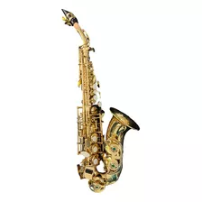Sax Soprano Eagle Curvo Saxofone Sp-508