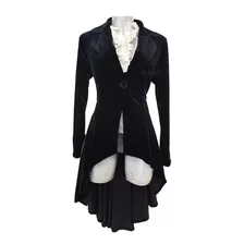 Saco Elegante De Terciopelo Para Mujer Gotico Victoriano 