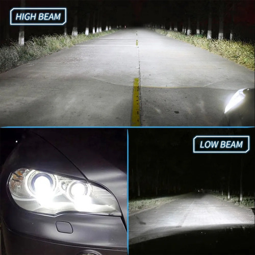 Kit Luces Led Para Ford 8000lm Luz Alta/baja+luz Niebla Foto 7