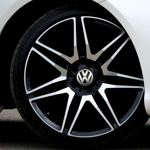 4 Tapas Centro De Rin Volkswagen Vw, A4, Vento, Polo, 65mm Foto 7