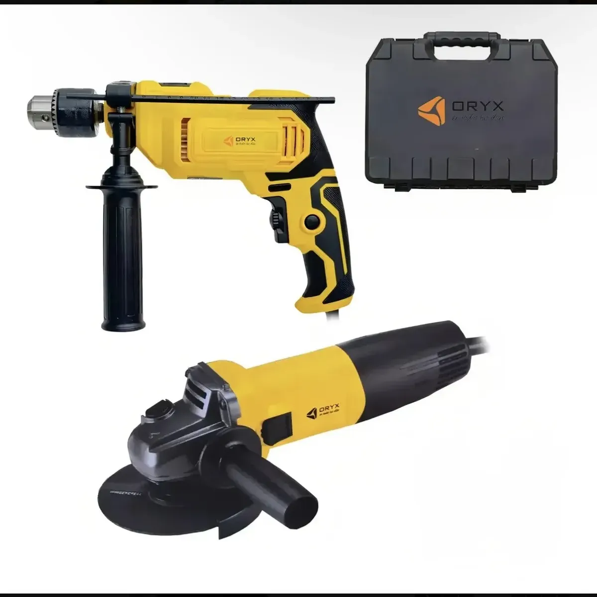 Kit Taladro Percutor Amoladora Oryx Or-ag125/or508 220v 850w