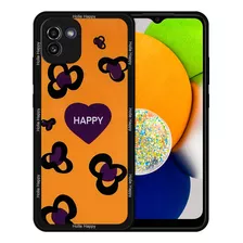 Funda Vidrio Templado Glass Fashion Para Samsung Galaxy A03