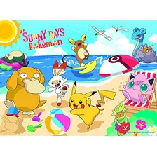 Buffalo Games - Pokemon Beach Day - Rompecabezas De 100 Piez