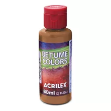 Betume Colors Acrilex 60ml Cor Castanho Claro