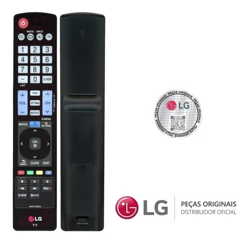 Controle Remoto Original Tv LG Akb73756524 Repoe Akb73615320