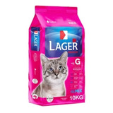 Alimento Lager Gatos Premium Para Gato Adulto Sabor Mix En Bolsa De 10kg