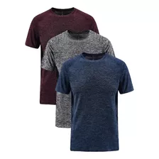 Kit 3 Camisas Camisetas Dry Fit Academia Treino Masculina