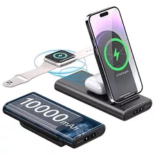 Swanscout Wireless Charging Station For iPhone, 10000mah Pow