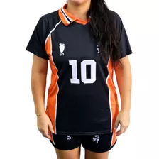 Conjunto Feminino Camiseta E Shorts Haikyuu Hinata Shoyo