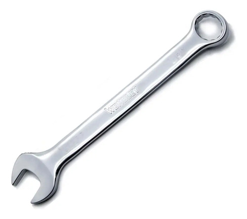 Llave Combinada Wembley 27 Mm Cromo Vanadio Profesional 32 Cm Cromado