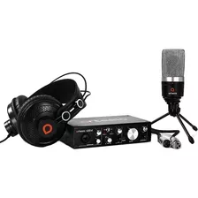 Kit Grabacion Artesia Placa 2 Can + Microfono + Auriculares