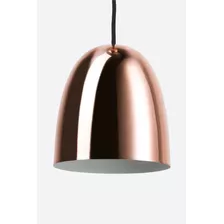 Lámpara Colgante Cobre Led Campana Moderna 18cm Dexter Ikon