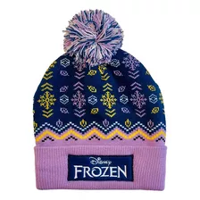 Gorro De Lana Frozen Con Pompón