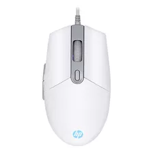 Mouse Gamer Usb M260 6400dpi Rgb Preto - Hp Cor Branco