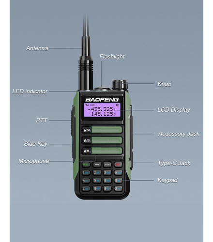 2 Radio Baofeng Bf-uv16 Walkie Talkie 10km,con Manos Libres Foto 9