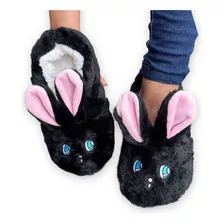 Pantufa Sapato Feminina Meia Antiderrapante Conforto Inverno