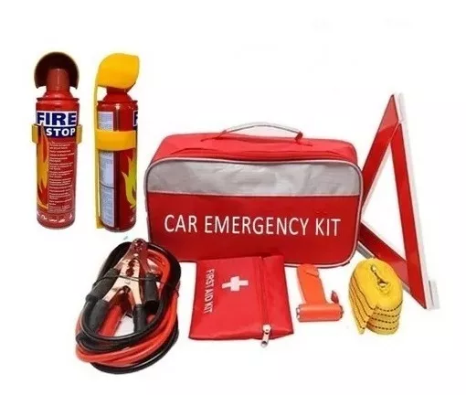Kit De Emergencia Seguridad Auto Extintor