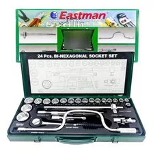 Juego De Copas Eastman Estriado X24 Pcs - Original