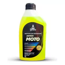 Aditivo Fluido Radiador Para Moto Aditech Tirreno Amarelo 1l