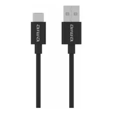 Cable Usb Tipo C Aiwa 1,5 Metros / Tecnocenter Color Negro