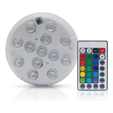 Luminaria Sumergible 13 Leds 16 Colores Rgb Exterior Pileta