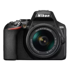  Nikon Dslr Kit D3500 + Lente 18-55mm Vr D3500 Dslr Color Negro 