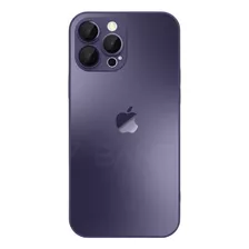 Capinha Compativel Com Iphones 11, 12, 13, 14 Pro De Vidro Cor Roxo iPhone 14 Pro