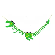 Guirnalda Dinosaurios De Happy Birthday 